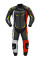 Мотоциклетний комбінезон Spidi Track Wind Pro одночастинний чорний-червоний-жовтий
