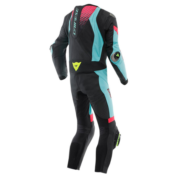 Мотоциклетний комбінезон одночастинний Dainese Laguna Seca 6 чорний-синій-рожевий