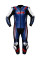 Мотоциклетний комбінезон одночастинний 4SR Racing AR синій