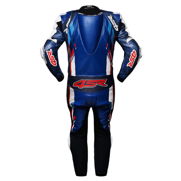 Мотоциклетний комбінезон одночастинний 4SR Racing AR синій