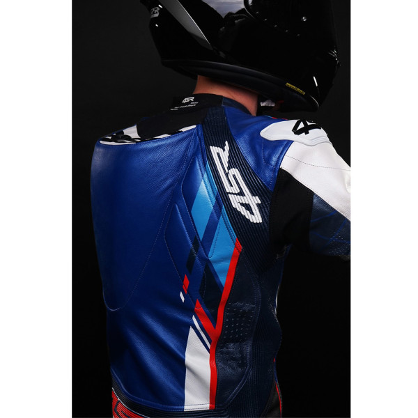 Мотоциклетний комбінезон одночастинний 4SR Racing AR синій