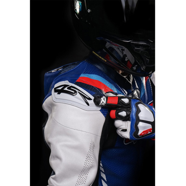 Мотоциклетний комбінезон одночастинний 4SR Racing AR синій