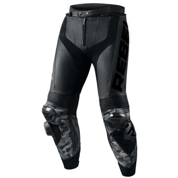 Двочастинний мотоциклетний комбінезон Rebelhorn Rebel чорний