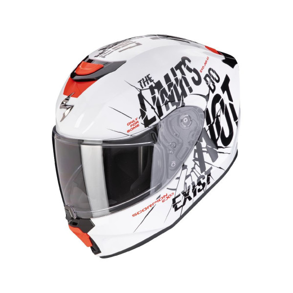 Шолом інтегральний дитячий Scorpion Exo-Jnr Air Boum біло-чорний