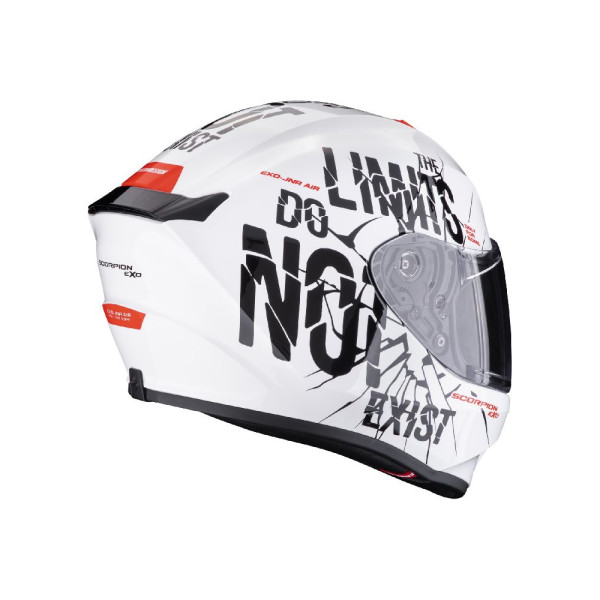 Шолом інтегральний дитячий Scorpion Exo-Jnr Air Boum біло-чорний