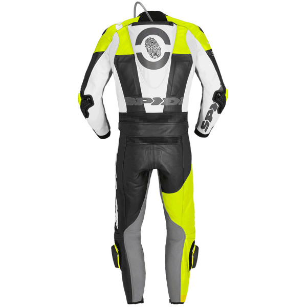 Двочастинний мотоциклетний комбінезон Spidi DP-Progressive Touring чорний-сірий-жовтий