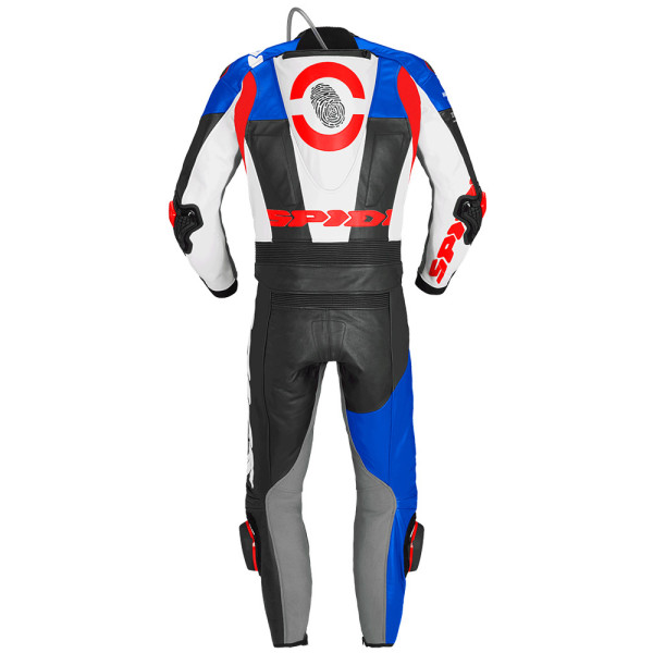 Двочастинний мотоциклетний комбінезон Spidi DP-Progressive Touring чорний-червоний-синій