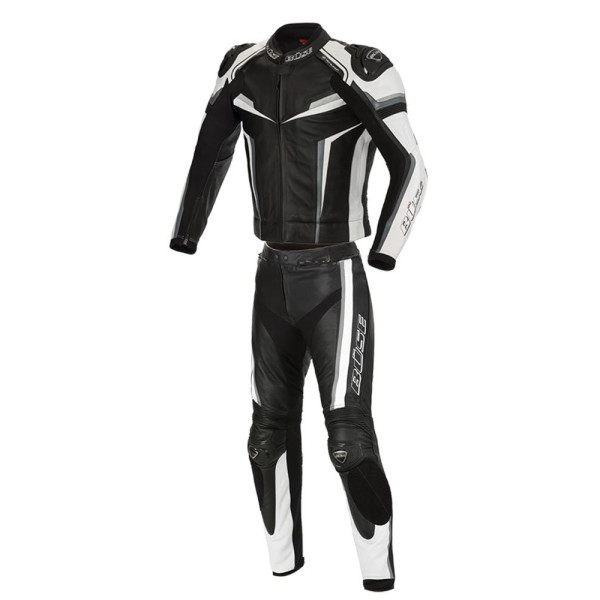 Мотоциклетний комбінезон двочастинний Büse Mille чорний-білий