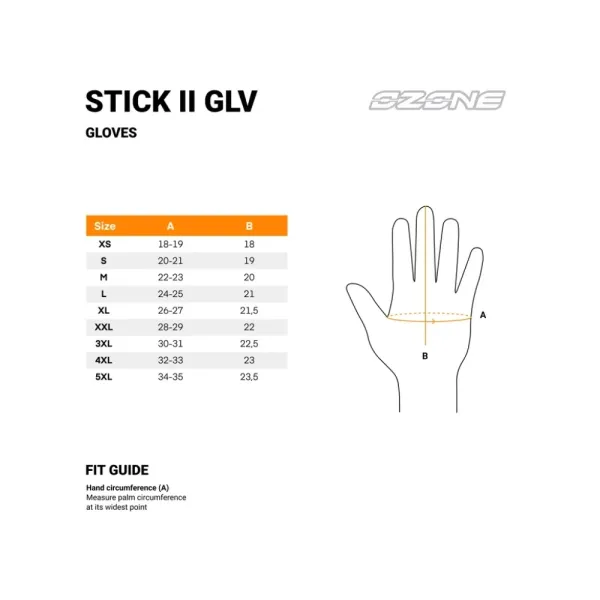 Мотоциклетні шкіряні рукавички Ozone Stick CS II чорні