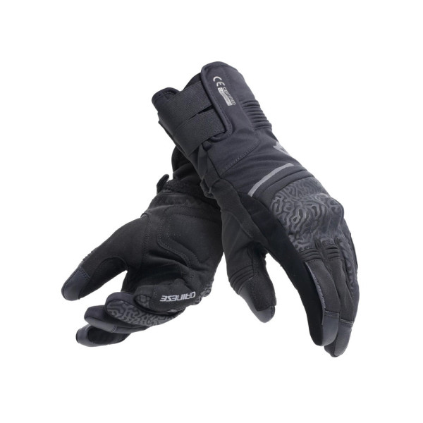 Жіночі текстильні мотоциклетні рукавички Dainese Tempest 2 D-Dry® чорні