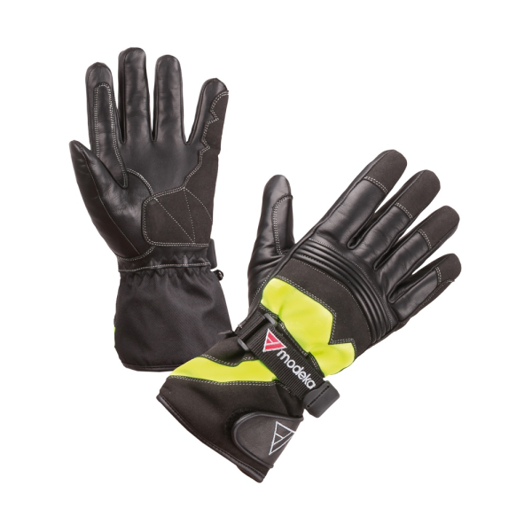 Мотоциклетні рукавички Modeka Freeze Evo чорні-неонові