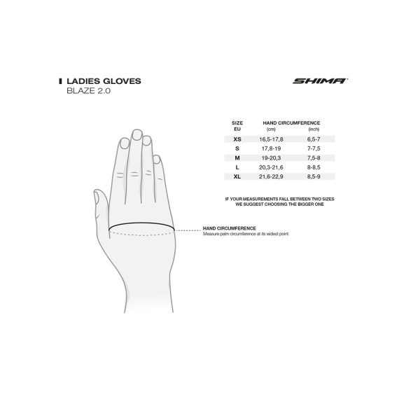Жіночі мотоциклетні рукавички Shima Blaze 2.0 чорні