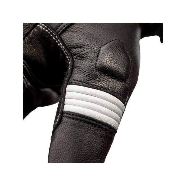 Мотоциклетні рукавички шкіряно-текстильні RST Pilot чорні-білі
