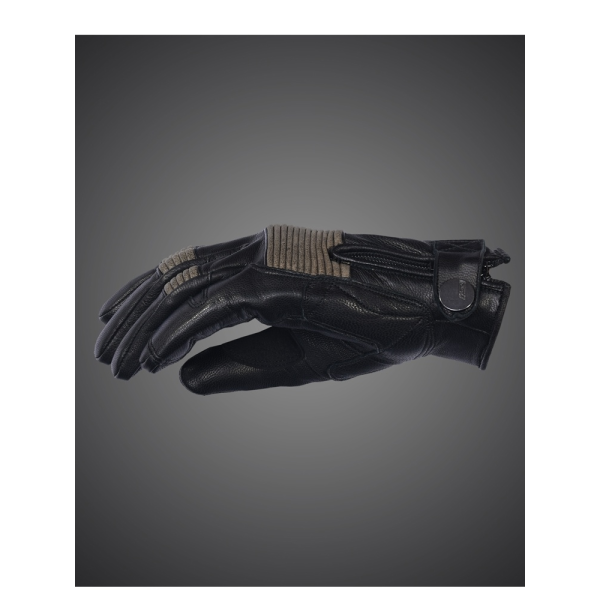 Кожані рукавички 4SR Retro Black