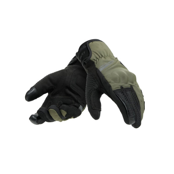 Мотоциклетні рукавички Dainese Trento D-Dry чорні-зелені