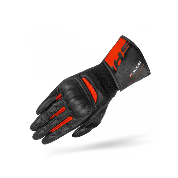 Жіночі мотоциклетні рукавички Shima STX 2.0 чорні-червоні