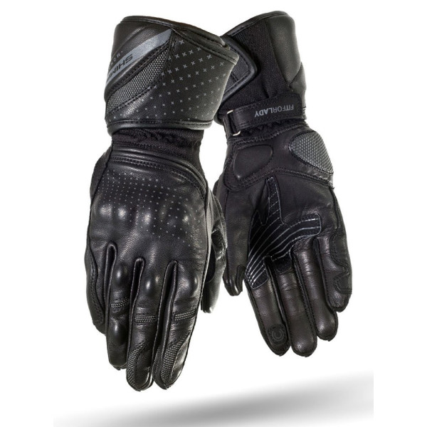 Жіночі мотоциклетні рукавички Shima Monde чорні