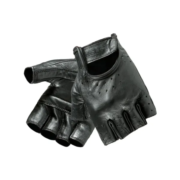 Мотоциклетні шкіряні рукавички Ozone Rascal чорні