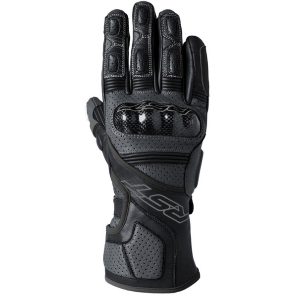 Кожані мотоциклетні рукавички RST Fulcrum чорні