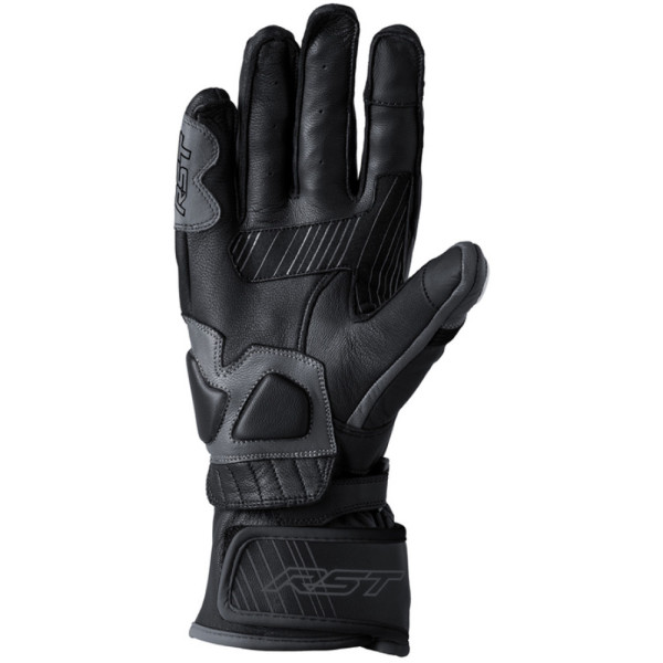 Кожані мотоциклетні рукавички RST Fulcrum чорні
