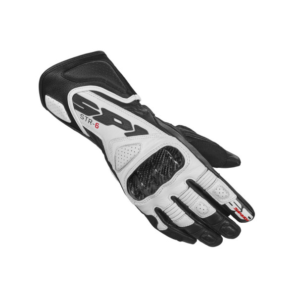 Жіночі мотоциклетні рукавички Spidi STR-6 чорнобілі