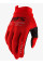 Кросові рукавички 100% ITrack червоні