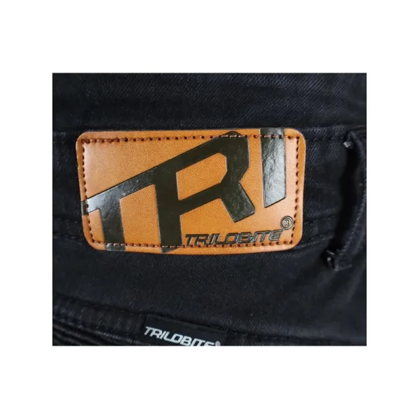 Жіночі мотокросові джинси Trilobite Parado двошарові, чорні (скінні фіт)