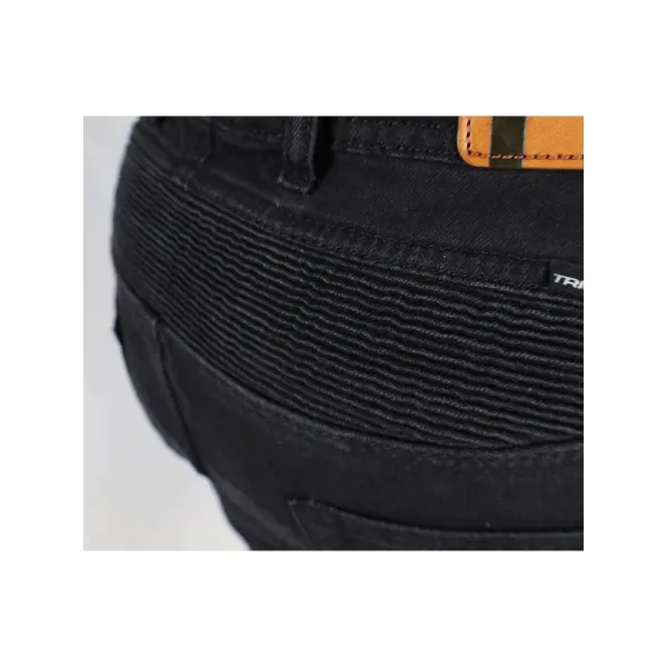 Жіночі мотокросові джинси Trilobite Parado двошарові, чорні (скінні фіт)