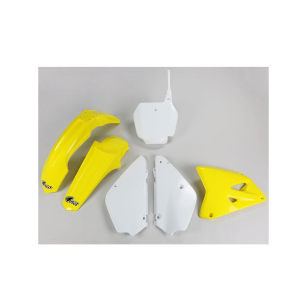 Комплект пластикових UFO Restyling для Suzuki RM 85 (00-) жовто-білий