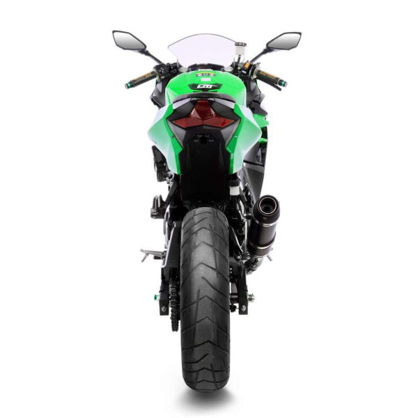 Випускний глушник LeoVince GP Corsa Evo Slip-On, Carbon для Kawasaki Ninja 400 18- / Z 400 19-