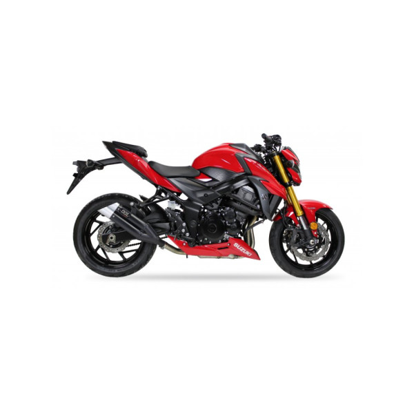 Глушник IXIL DUAL HYPERLOW BLACK XL, L3XB (SLIP ON) - Suzuki GSR 750 11-16 / GSX 750 S 17-20