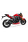Глушник IXIL DUAL HYPERLOW BLACK XL, L3XB (SLIP ON) - Suzuki GSR 750 11-16 / GSX 750 S 17-20