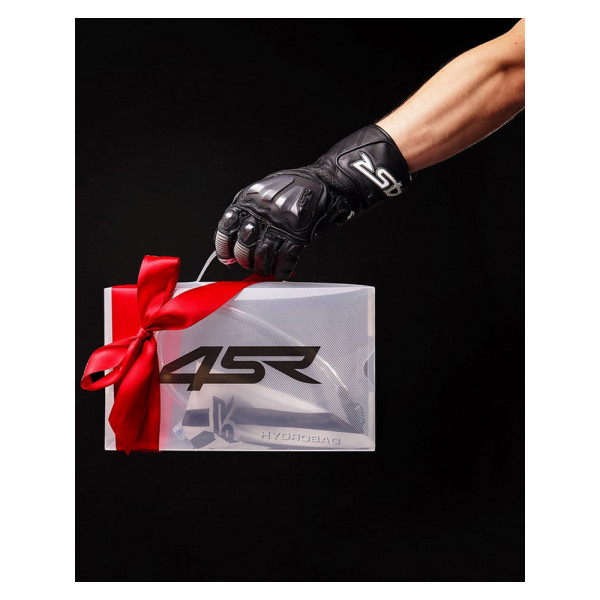 Мотоциклетні шкіряні рукавички 4SR Stingray Race Spec сірі