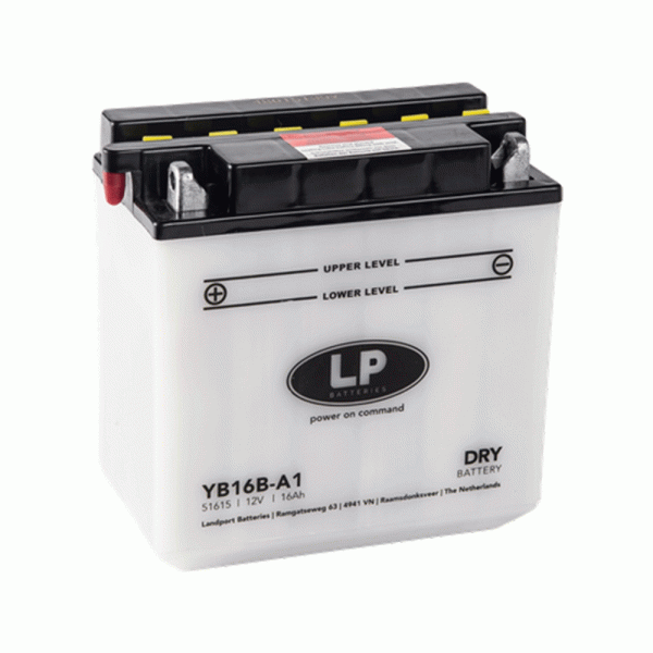 Свинцево-кислотний акумулятор з електролітом Landport YB16B-A1 для Suzuki
