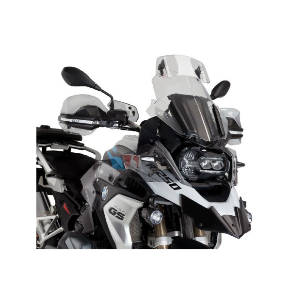 Регульований дефлектор PUIG для вітрових стекол та обтічників 2.0 затемнений clip-on; розміри: 30 x 13 см