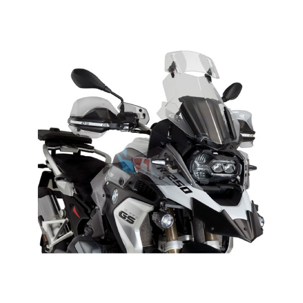 Регульований дефлектор PUIG для вітрових стекол та обтічників 2.0 затемнений clip-on; розміри: 30 x 13 см