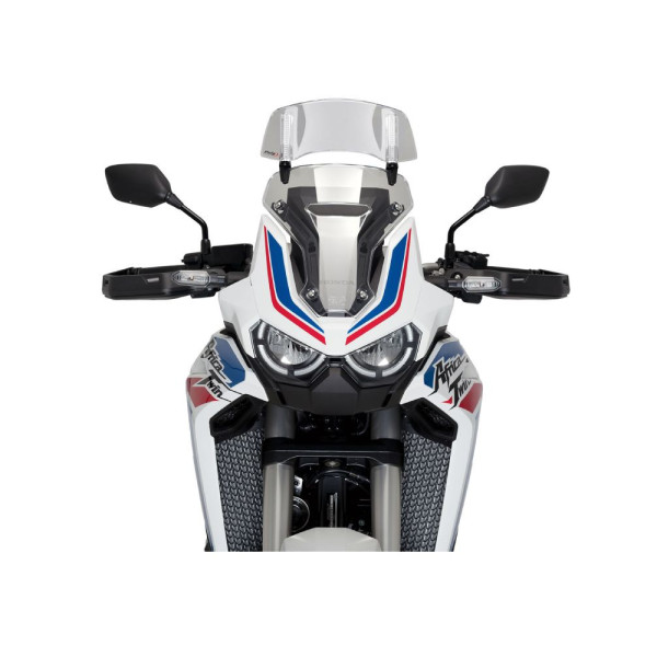 Регульований дефлектор PUIG для вітрових стекол та обтічників 2.0 затемнений clip-on; розміри: 30 x 13 см