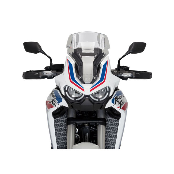 Регульований дефлектор PUIG для вітрових стекол та обтічників 2.0 затемнений clip-on; розміри: 30 x 13 см