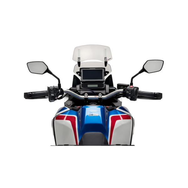 Регульований дефлектор PUIG для вітрових стекол та обтічників 2.0 затемнений clip-on; розміри: 30 x 13 см