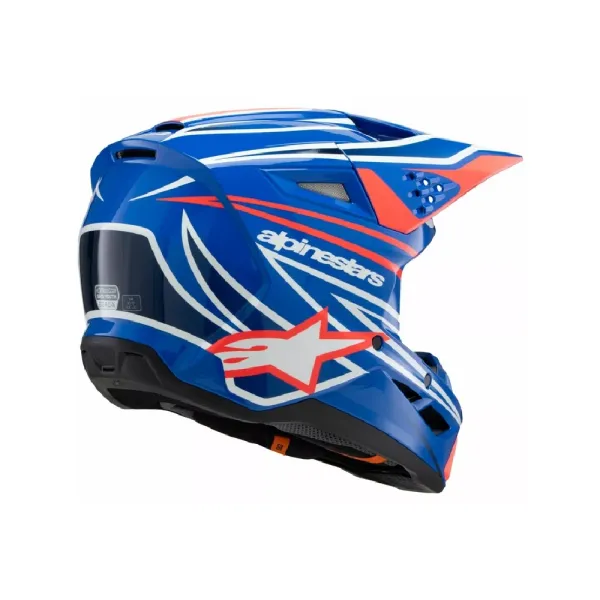 Дитячий ендуро шолом Alpinestars SM3 Wurx синьо-червоний