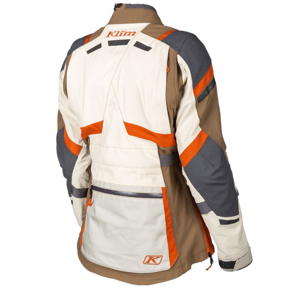 Жіноча текстильна мотоциклетна куртка Klim Artemis коричнево-помаранчева