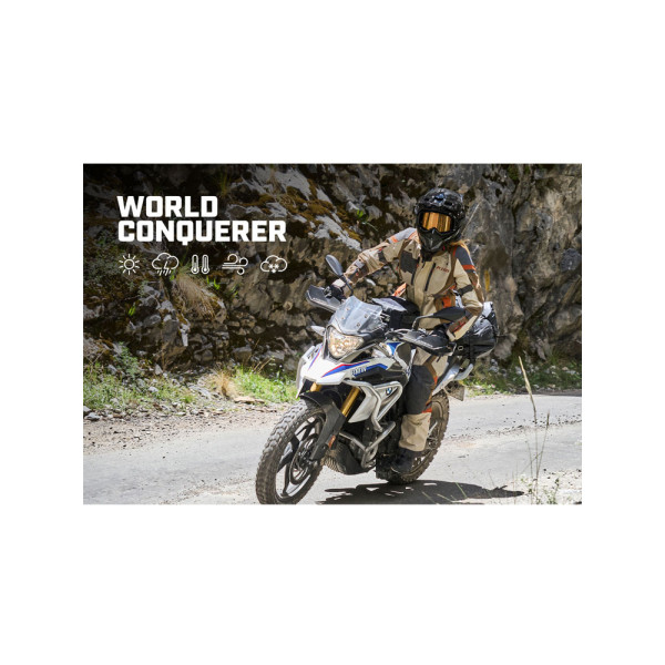 Жіноча текстильна мотоциклетна куртка Klim Artemis коричнево-помаранчева