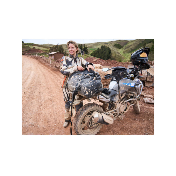 Жіноча текстильна мотоциклетна куртка Klim Artemis коричнево-помаранчева