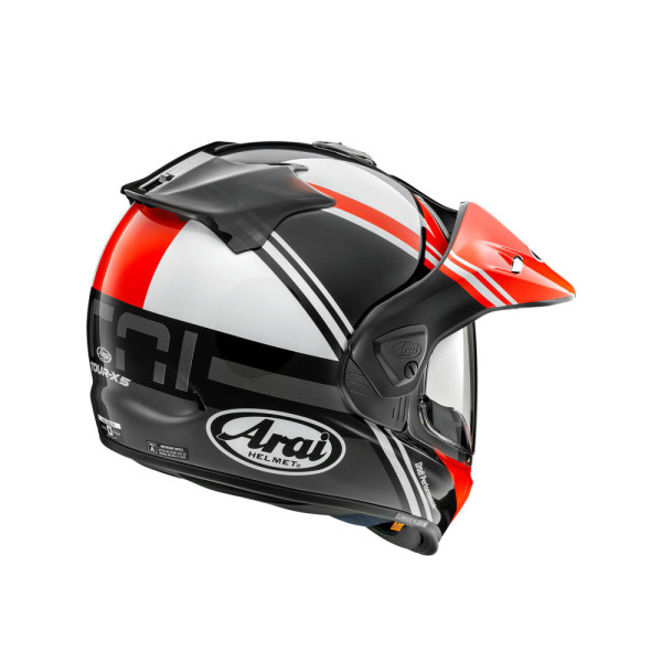 Шолом adventure Arai Tour-X5 Cosmic чорний-біло-червоний
