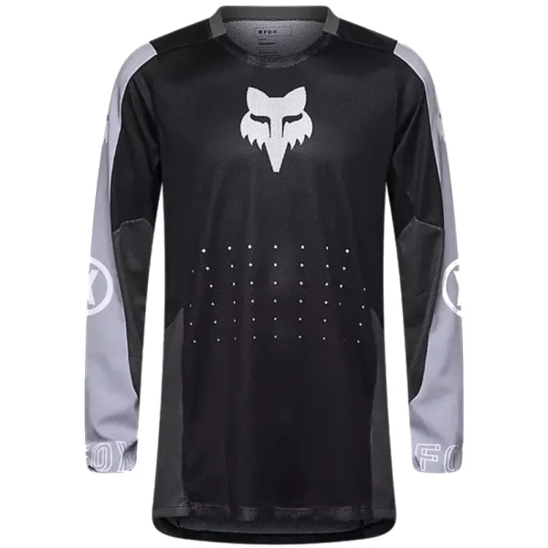 Блуза ендуро Fox Ranger Air Offroad чорна-сіра