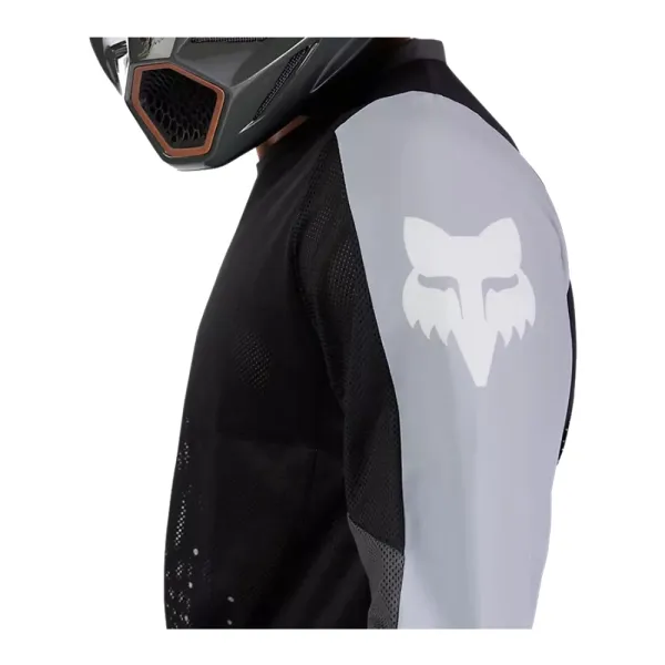 Блуза ендуро Fox Ranger Air Offroad чорна-сіра