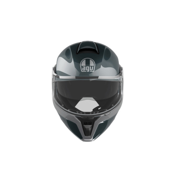 Шолом модулярний AGV Streetmodular Levico сірий-сріблястий