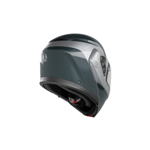 Шолом модулярний AGV Streetmodular Levico сірий-сріблястий