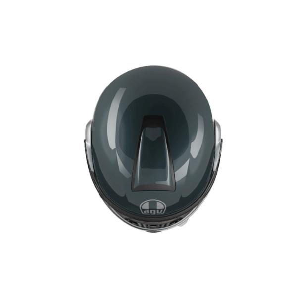 Шолом модулярний AGV Streetmodular Levico сірий-сріблястий