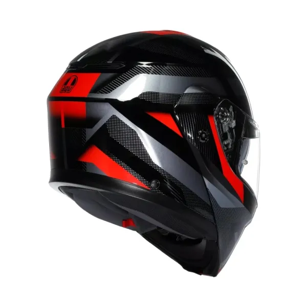 Модулярний шолом AGV Streetmodular Ledro чорний-червоний